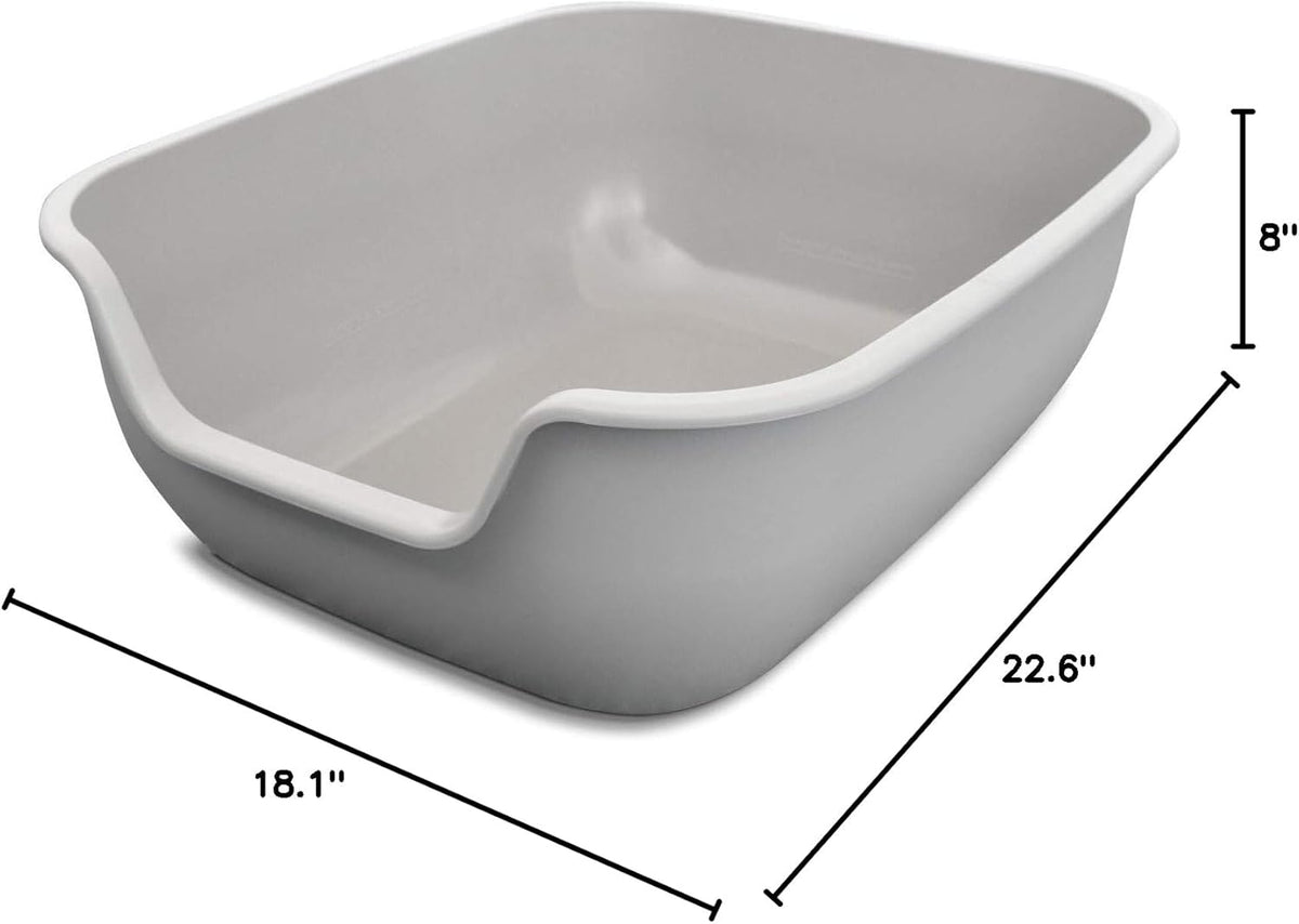 Non-stick large cat litter box