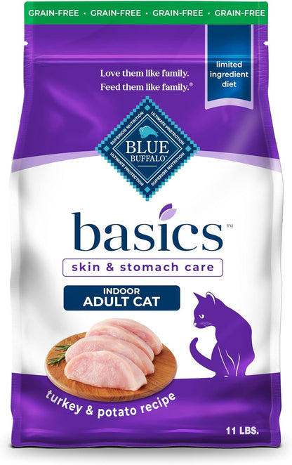 Grain-free turkey dry cat food, 11 lb bag