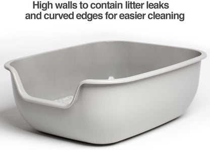 Non-stick large cat litter box