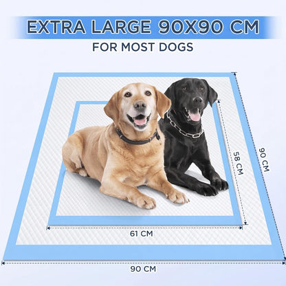 Extra-large dog pee pads, 36 x 36 in, 30 count