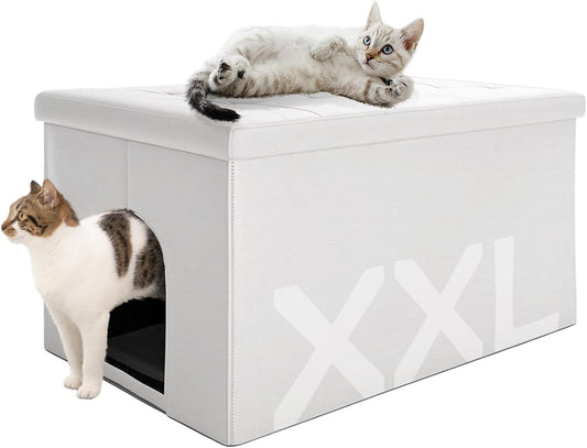 Cat litter box enclosure furniture, XL