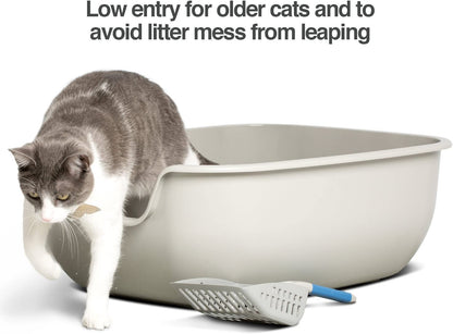 Non-stick large cat litter box
