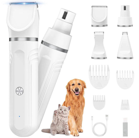 4-in-1 electric pet grooming kit