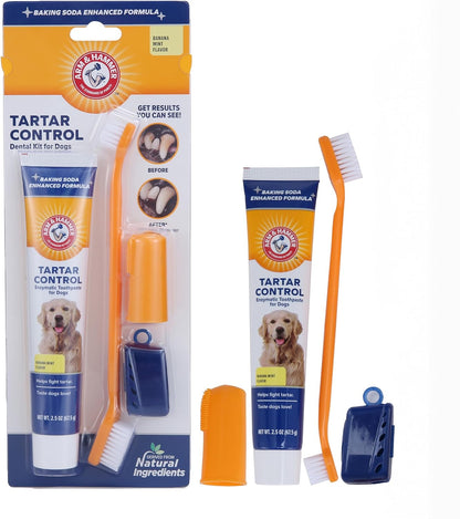Dog dental care kit, 3 pieces