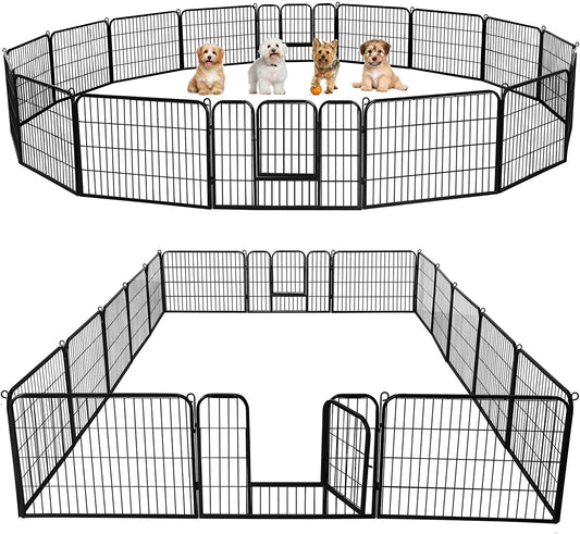 Foldable dog playpen, 16 panels