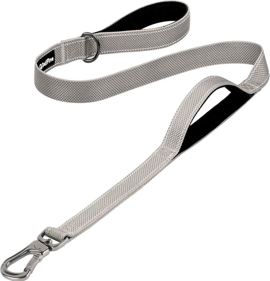 4 ft heavy duty dog leash with double handle